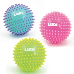 massagespeelbal met nopjes, effen, willekeurige kleur