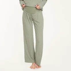 Materniteit geribbelde pyjama set