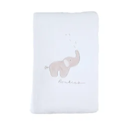 matras voor verschonen met dikke badstof hoes Bali & Moka écru van Noukie's