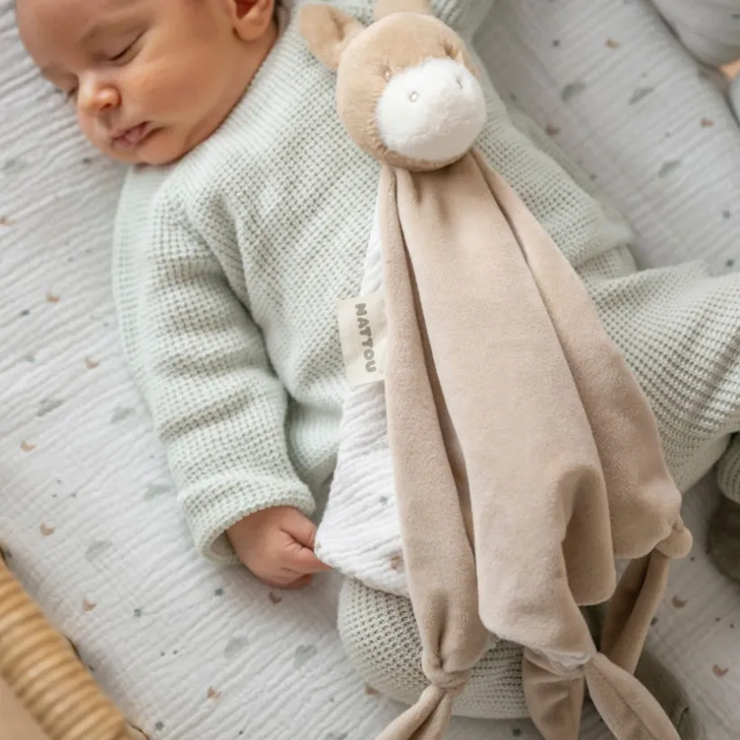 Maxi knuffeldoekje Ezel 60cm