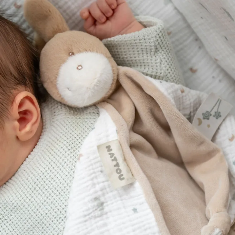 Maxi knuffeldoekje Ezel 60cm