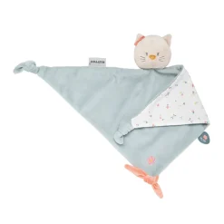 maxi plat knuffeldoekje Lana de kat Nattou