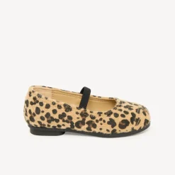 Meisjesbabybroek met elastiek en pantermotief