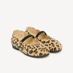 Meisjesbabybroek met elastiek en pantermotief