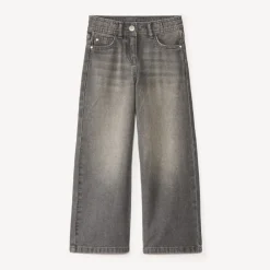 Meisjes brede uni jeans