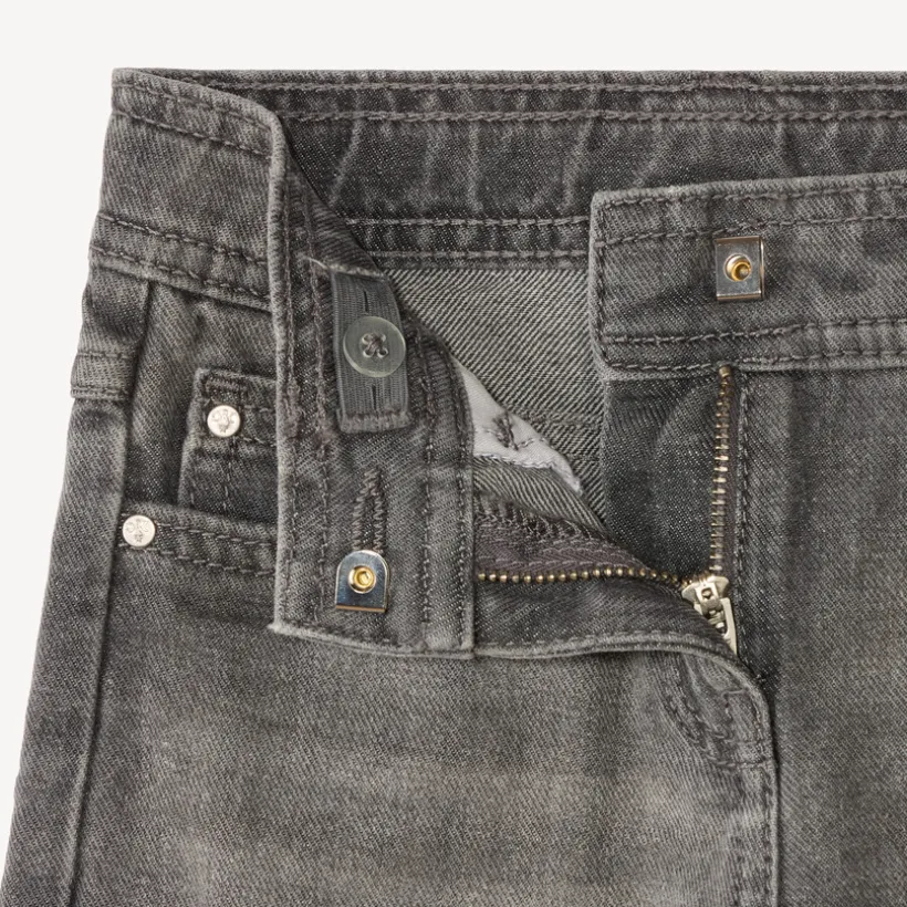 Meisjes brede uni jeans