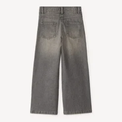 Meisjes brede uni jeans