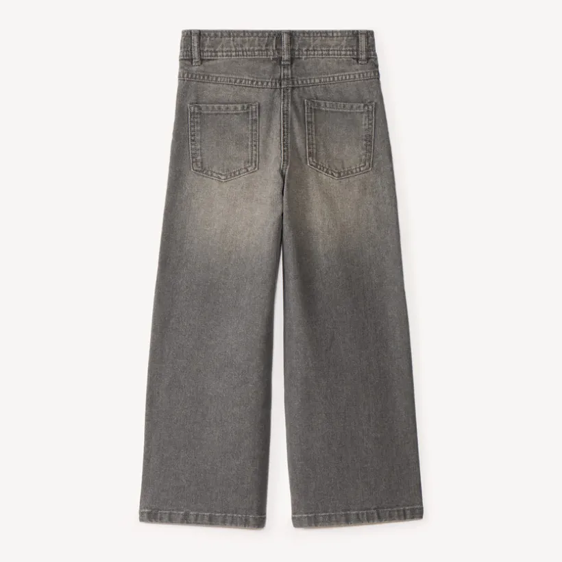 Meisjes brede uni jeans