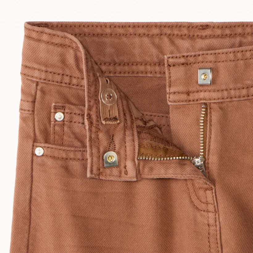 Meisjes brede uni jeans