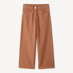 Meisjes brede uni jeans