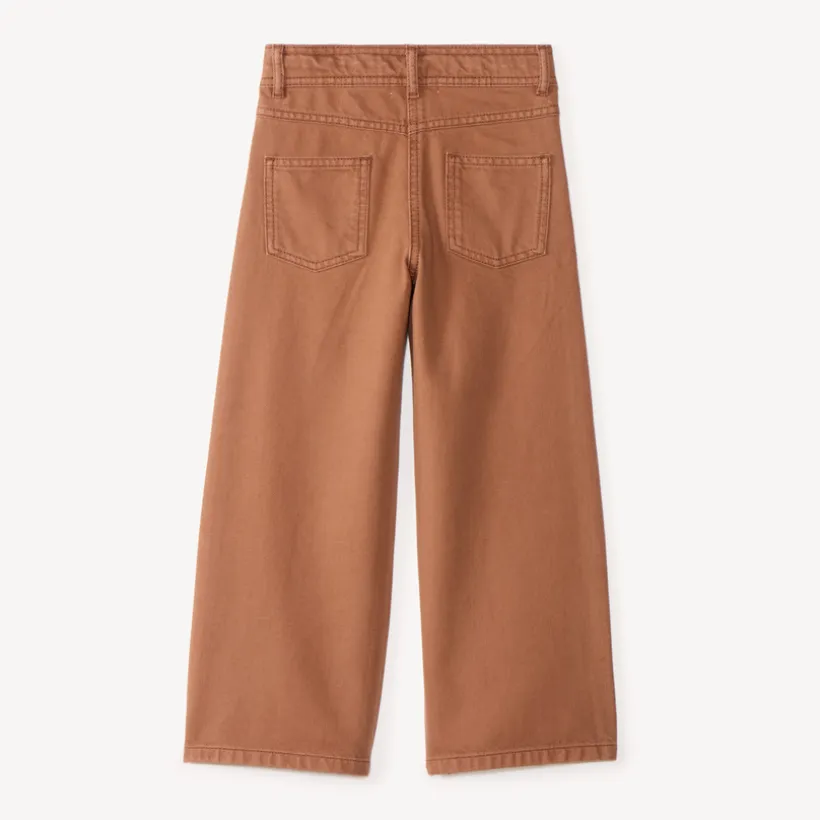 Meisjes brede uni jeans