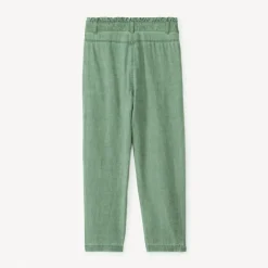 Meisjes broek van canvas met elastische taille