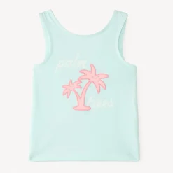 Meisjes gebreide patchwork tanktop