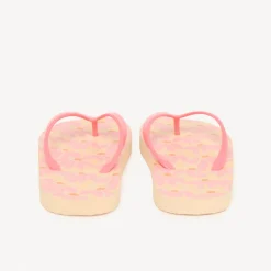 Meisjes slippers met bloemenprint en bandje in de maat