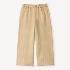 Meisjes straight-fit jeans met contrasterende strepen