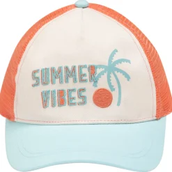 Mesh cap met 3D borduursel 