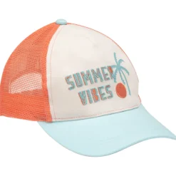 Mesh cap met 3D borduursel