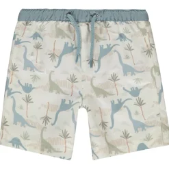 Microvezel zwemshort met dinosaurusprint voor babyjongen