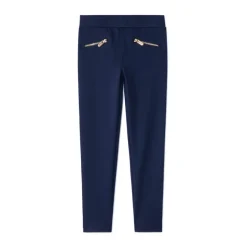 Milano broek met neprit en decoratieve ritssluitingen meisjes