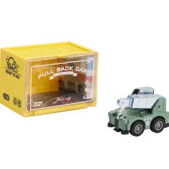 Miniatuurvoertuig met terugslagmechanisme turquoise bouwtruck