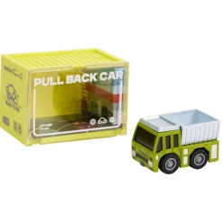 Miniatuur voertuig met wrijving Groene kiepwagen