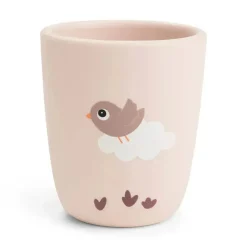 Mini beker in silicone Playground Roze