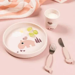 Mini beker in silicone Playground Roze
