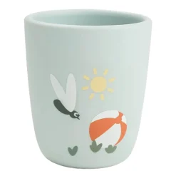 Mini beker in silicone Playground Blauw