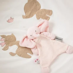 Mini knuffel - Olifant - Fanfan - Roze - 25x20 cm