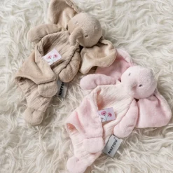 Mini knuffel - Olifant - Fanfan - Roze - 25x20 cm