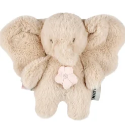 Mini muziekknuffel olifant - Fanfan - Zand - 20 cm