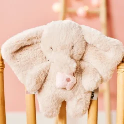 Mini muziekknuffel olifant - Fanfan - Zand - 20 cm