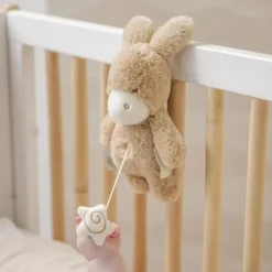 Mini muzikale knuffel Ezel 20cm Karamel