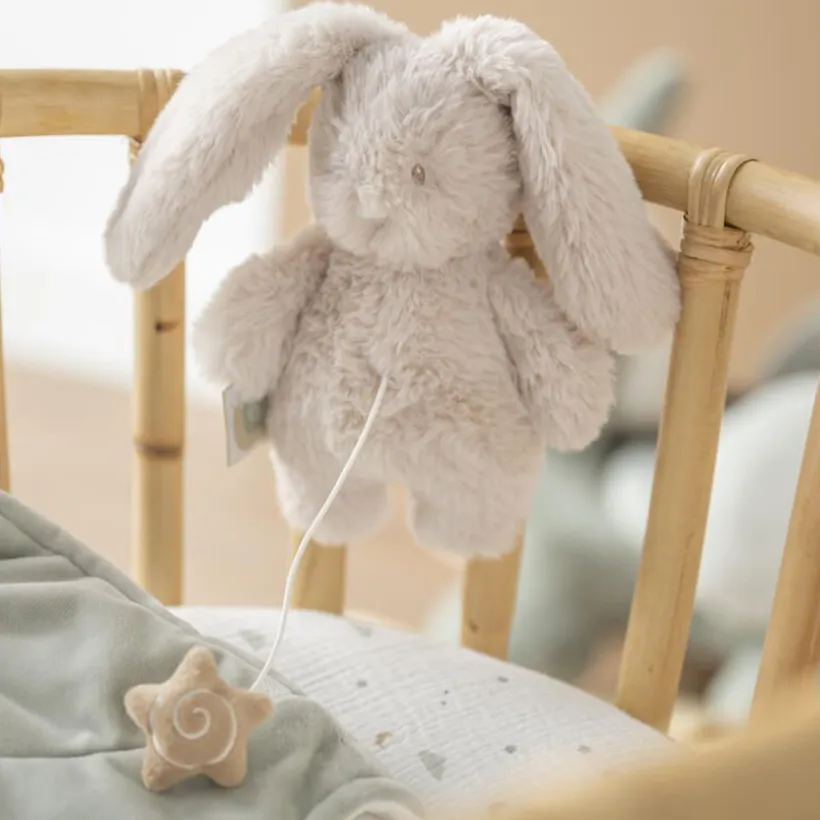 Mini muzikale knuffel Lapin 20cm Zand