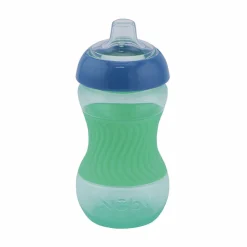 mini oefenbeker blauw met siliconen grip 180 ml