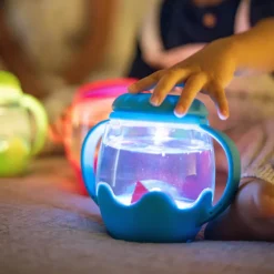 Mini sensorisch en lichtgevend potje 18M+ Groen