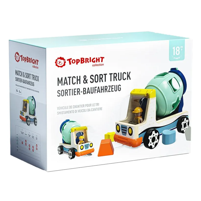 Mixervrachtwagen met vormsorteerder