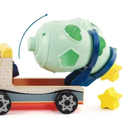 Mixervrachtwagen met vormsorteerder