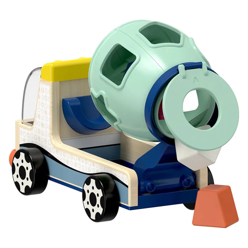 Mixervrachtwagen met vormsorteerder
