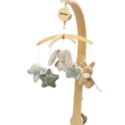 Mobiel muzikaal Loulou houten boog Zachte kleuren