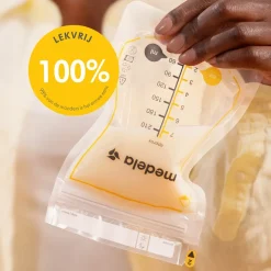 Moedermelkbewaarzakjes met schenktuit 210 ml - 25 stuks
