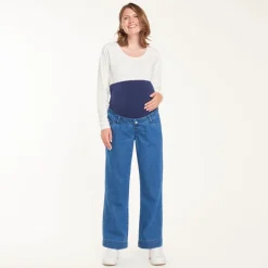 Mom-jeans met hoge taille voor aanstaande moeders