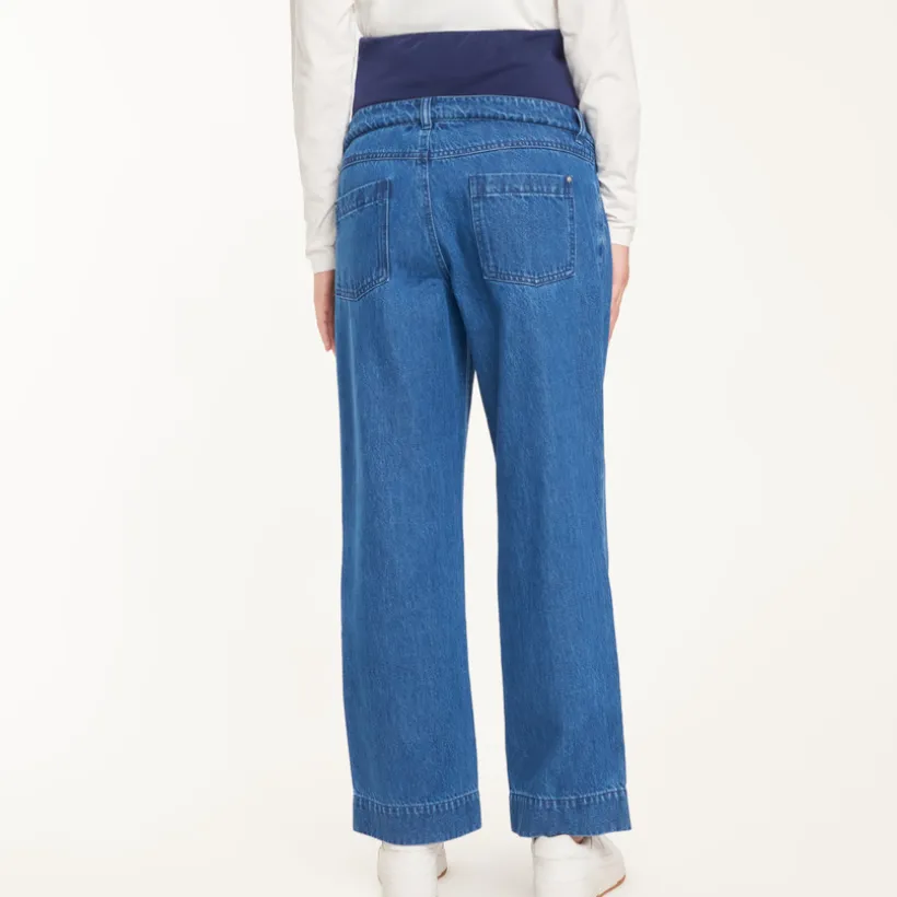 Mom-jeans met hoge taille voor aanstaande moeders