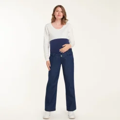 Mom-jeans met hoge taille voor aanstaande moeders