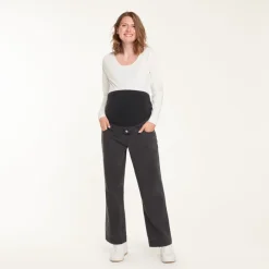 Mom-jeans met hoge taille voor aanstaande moeders