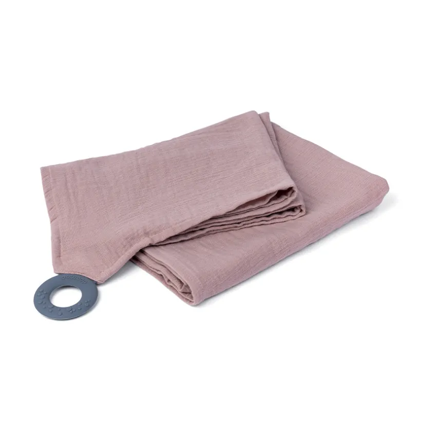 Mom'n Play pink multifunctionele borstvoedingscape met bijtring