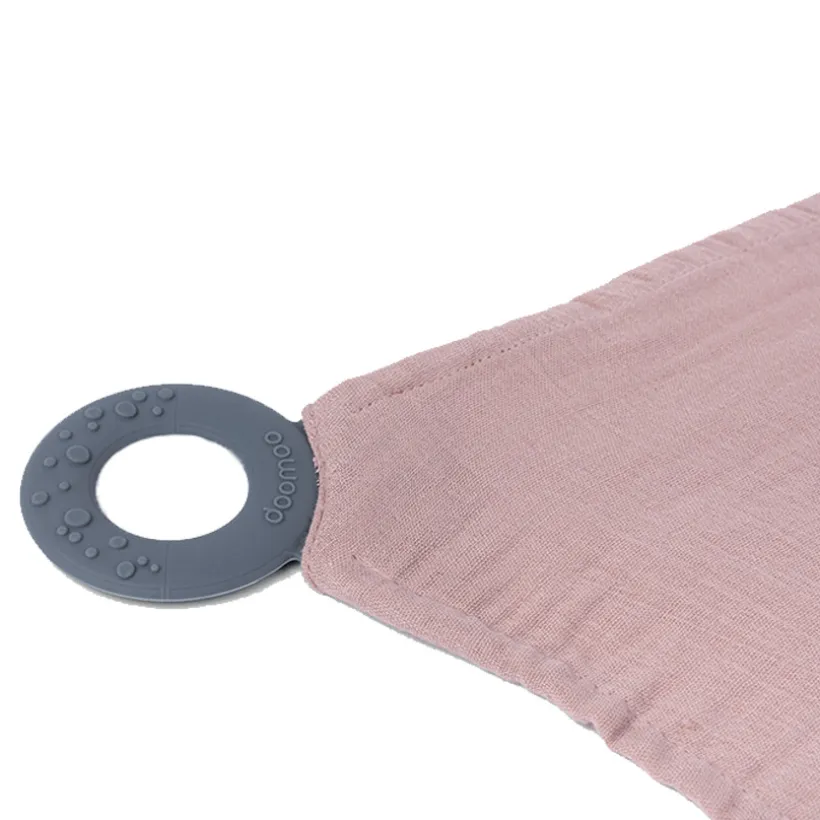 Mom'n Play pink multifunctionele borstvoedingscape met bijtring