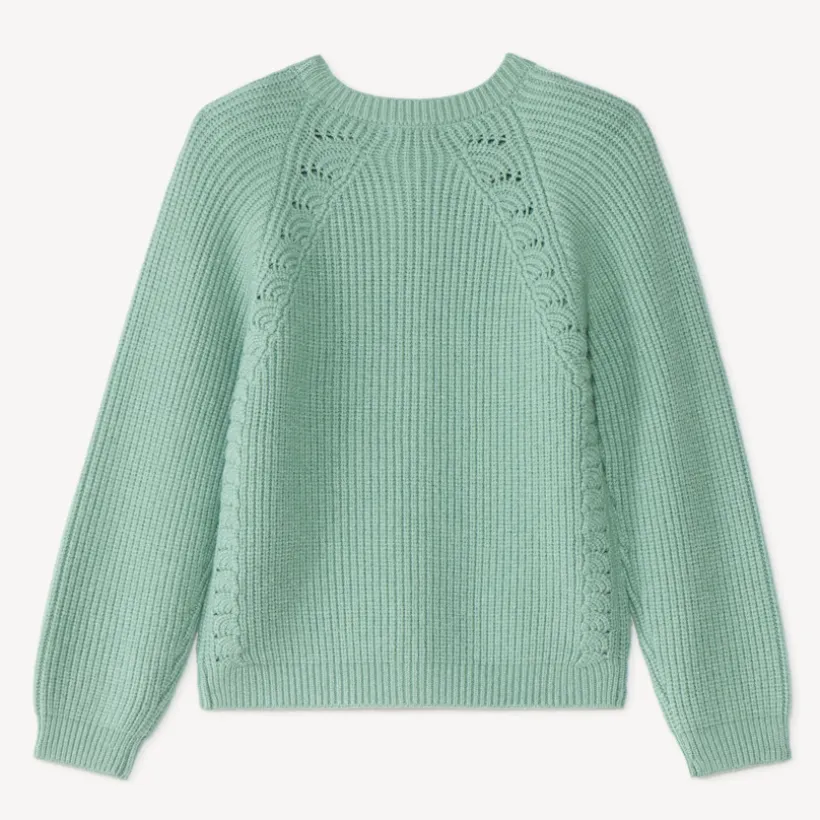 Mooie gebreide vest voor meisjes