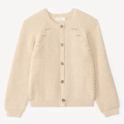 Mooie gebreide vest voor meisjes