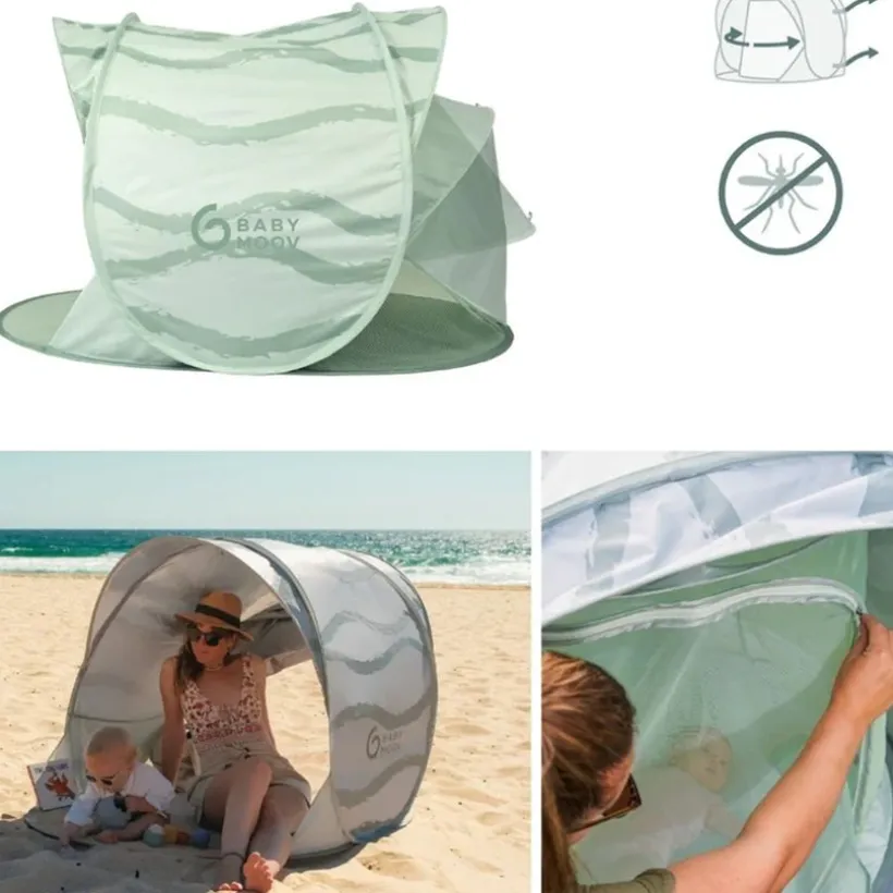 Moov & Protect verfrissende UV-beschermende strandtent green lagoon